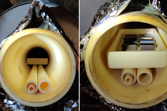 High temperature corrosion samples.